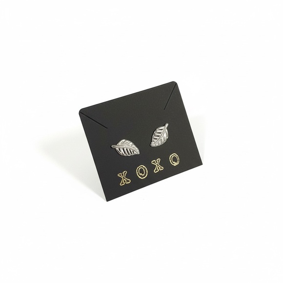 XOXO Jewelry - XOXO Silver Leaf Earrings